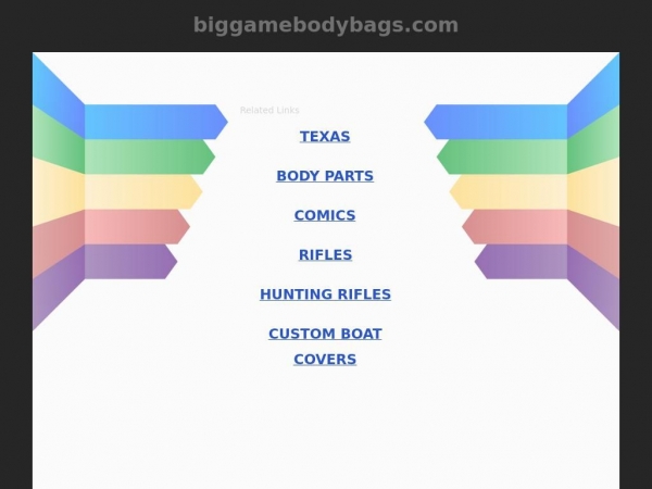 biggamebodybags.com