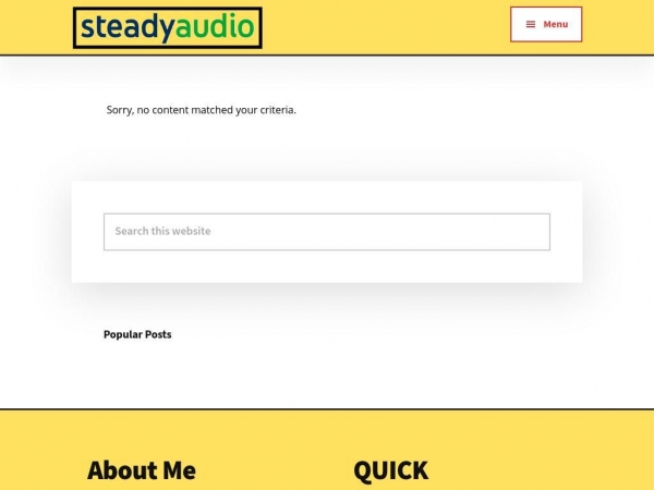 steadyaudio.com
