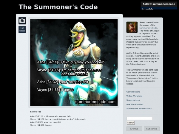 summonerscode.com