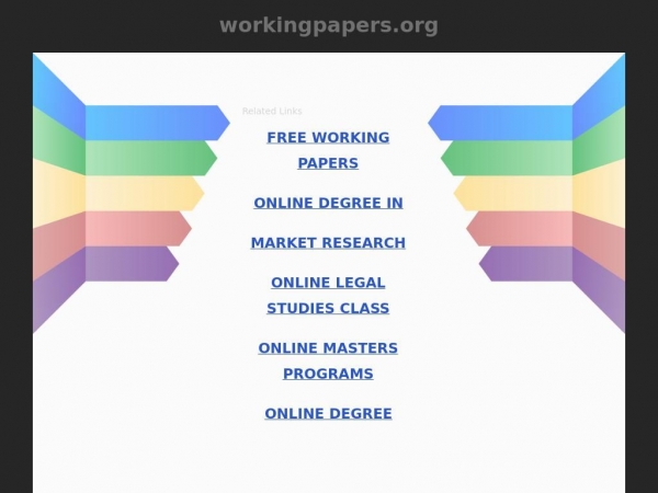 workingpapers.org