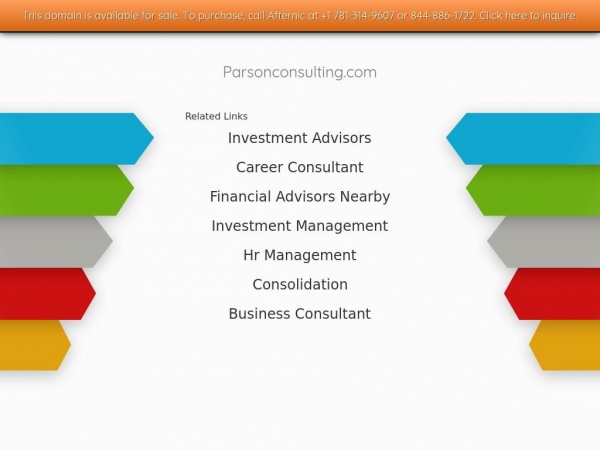 parsonconsulting.com