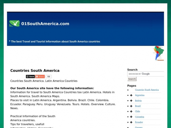 01southamerica.com