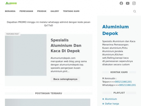 alumuniumdepok.com