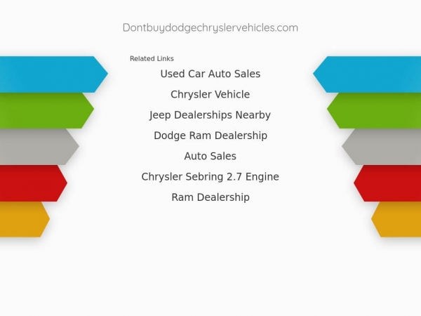 dontbuydodgechryslervehicles.com