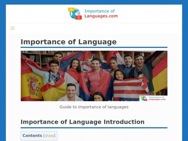 importanceoflanguages.com