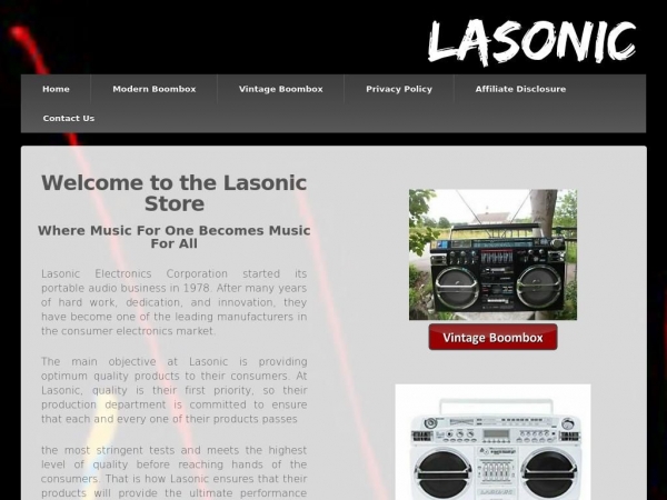 lasonicstore.com