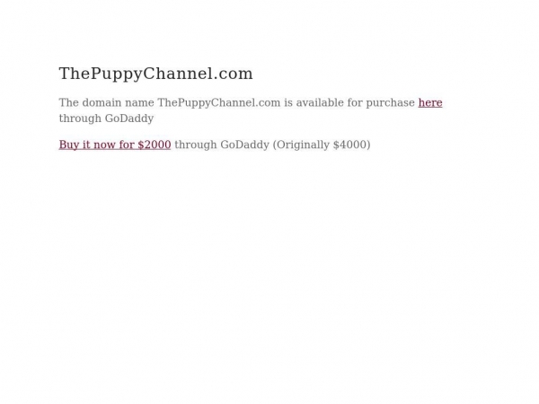 thepuppychannel.com