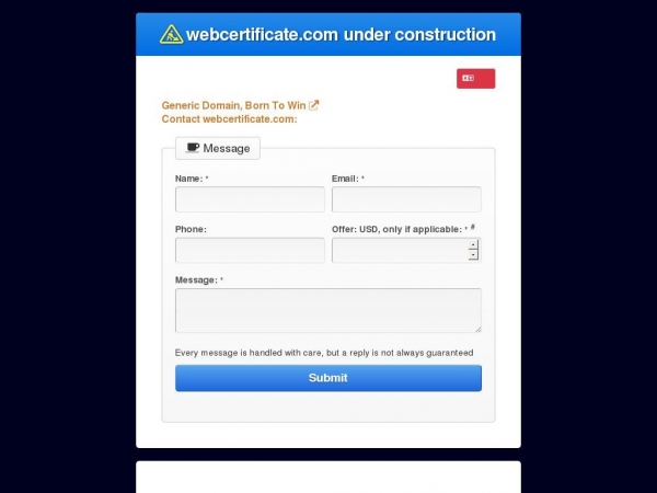 webcertificate.com