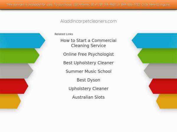 aladdincarpetcleaners.com