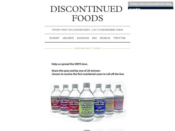 discontinuedfoods.com