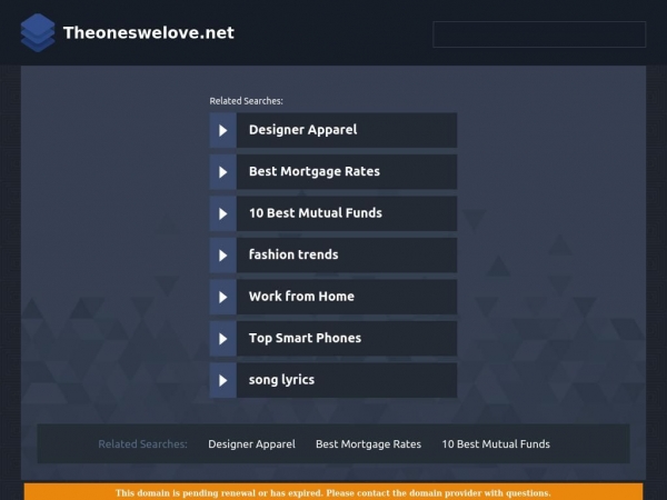 theoneswelove.net